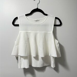 ZARA - White Sleeveless Top